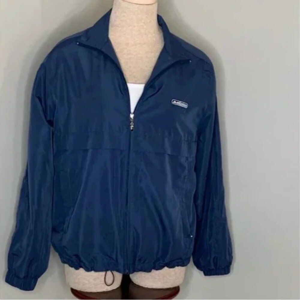 ELLESSE Vintage 90's Windbreaker Tennis Blue Jacket Size 8